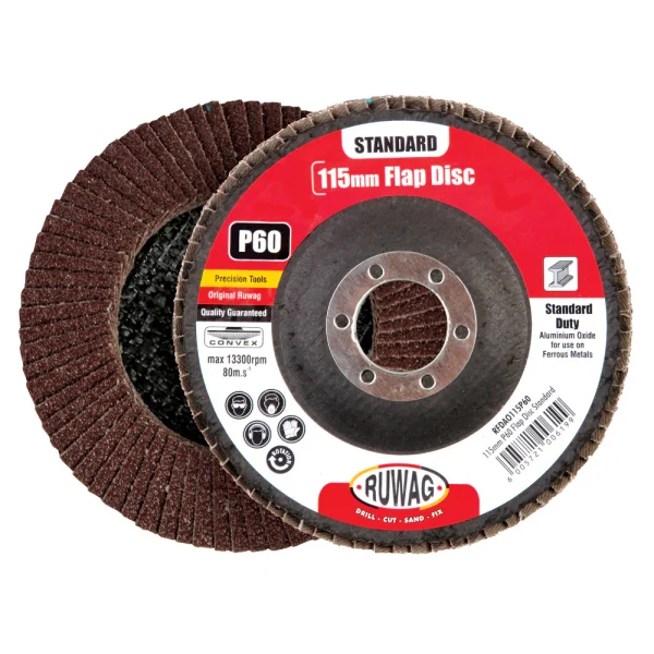 FLAP DISK CV-ALUM. OXIDE 180MM P-60