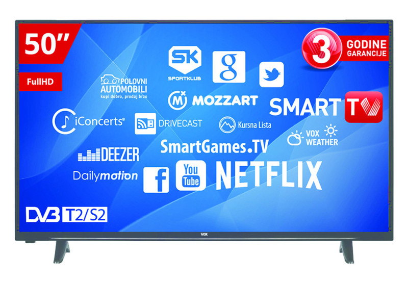 TV VOX SMART LED 50YSD550